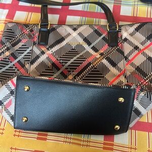Vera Bradley Ella tote sofia plaid